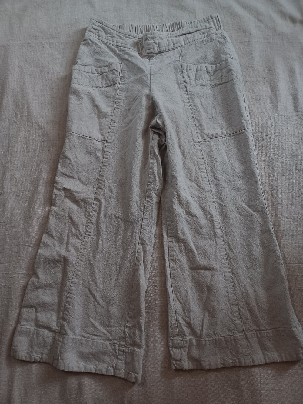 Ivy Jane Linen Blend Cropped Slouch Pant Women's Size XS